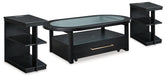 Hoover Furniture Outlet - Ashley Furniture - Winbardi Coffee Table and 2 Chairside End Tables - Coffee Table and 2 Chairside End Tables - T786T2